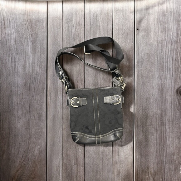 Coach Handbags - Black coach cross body purse